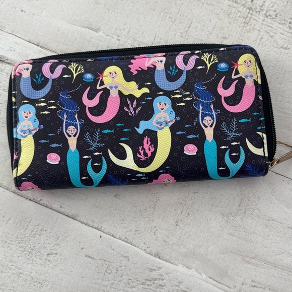 Handbags - Mermaid, Zip Wallet